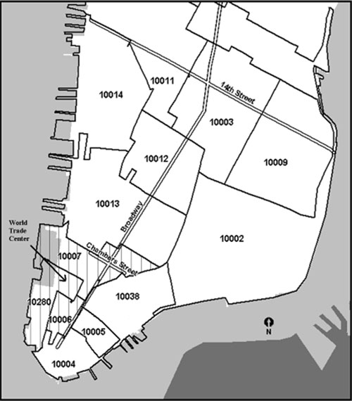 manhattan zip code