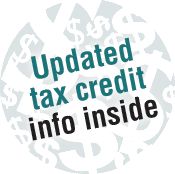 Updated tax credit info inside