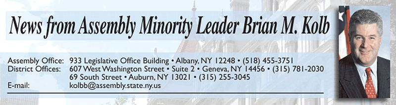 Assembly Minority Leader Brian M. Kolb