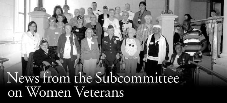 News from the Subcommittee on Women Veterans