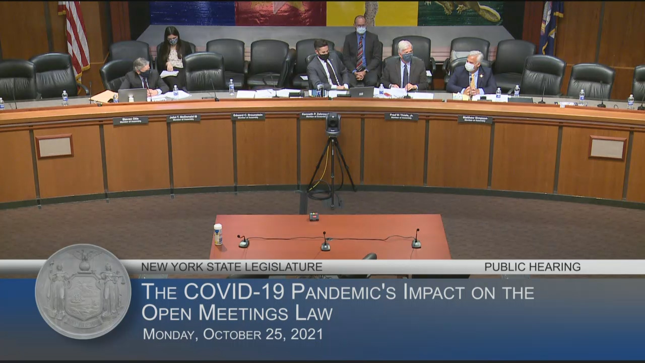 Library Association Testifies at Hearing on COVID-19 Impact on Open Meetings Law