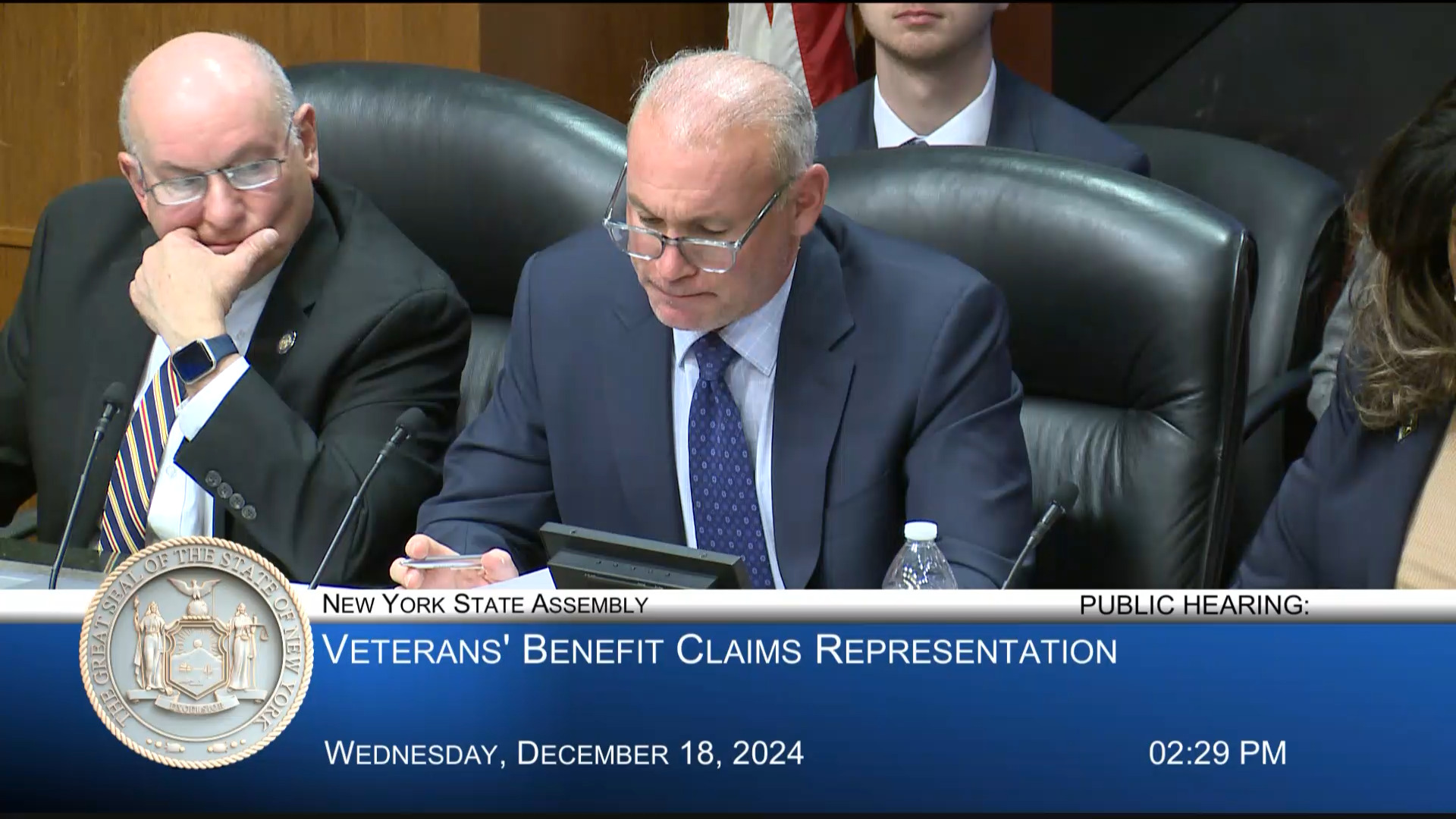 County Veterans Service Officers Association President Testifies During Hearing Examining Veterans’ Benefits Claim Representation