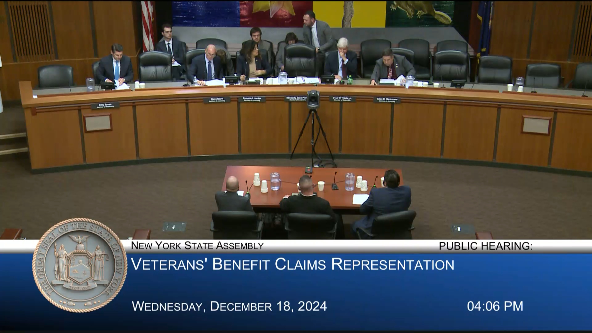 Stern Speaks with Veterans' Advocates During Hearing Examining Veterans’ Benefits Claim Representation