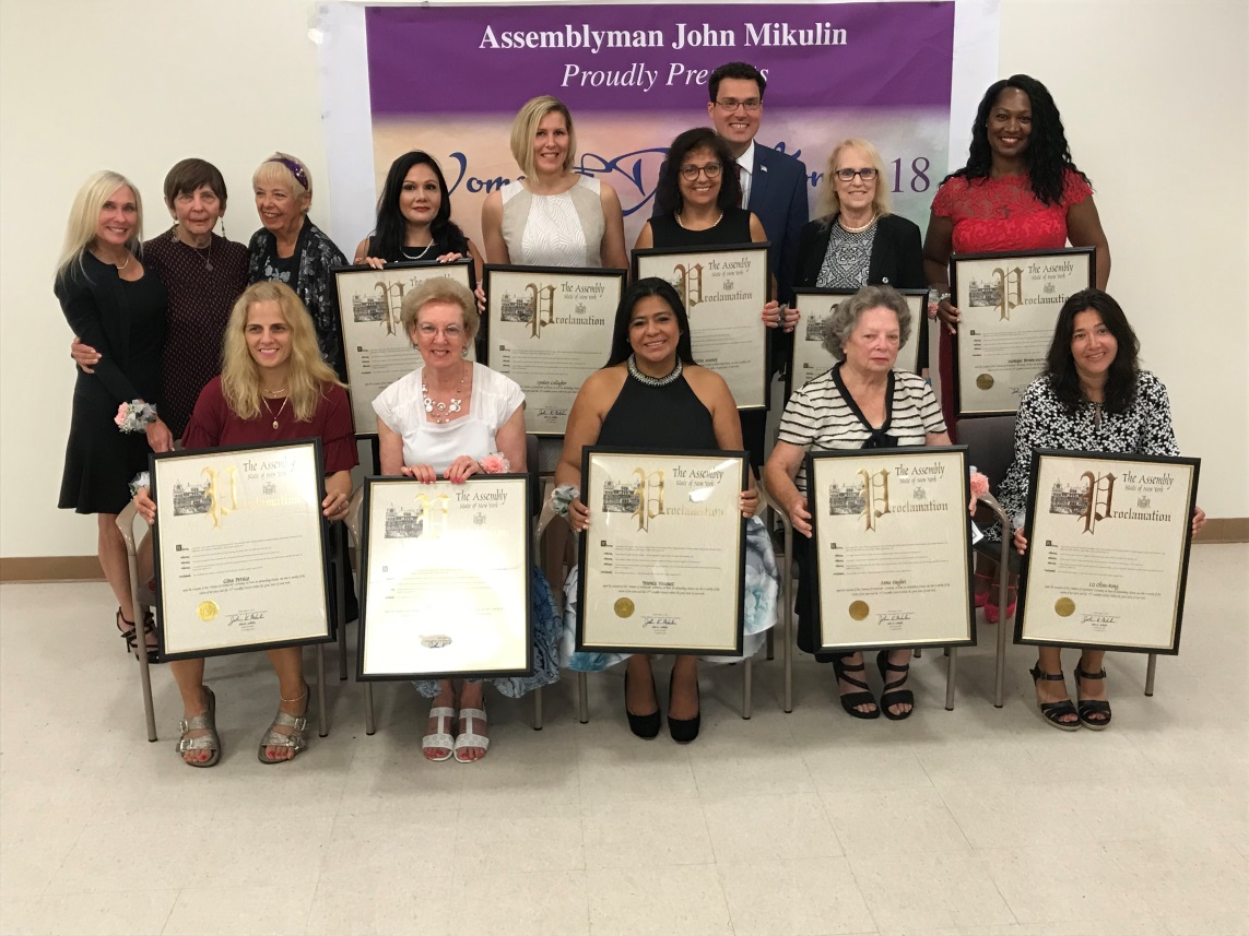 Assemblyman John Mikulin recently held his first annual Women of Distinction event to honor 15 local women  from around the district for their contributions to the community.