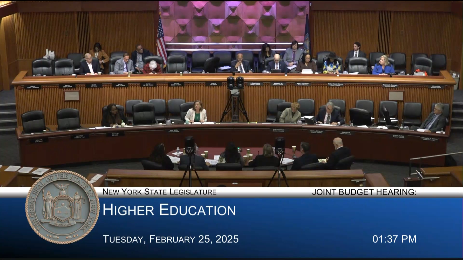 Education Commissioner Testifies During Joint Budget Hearing on Higher Education