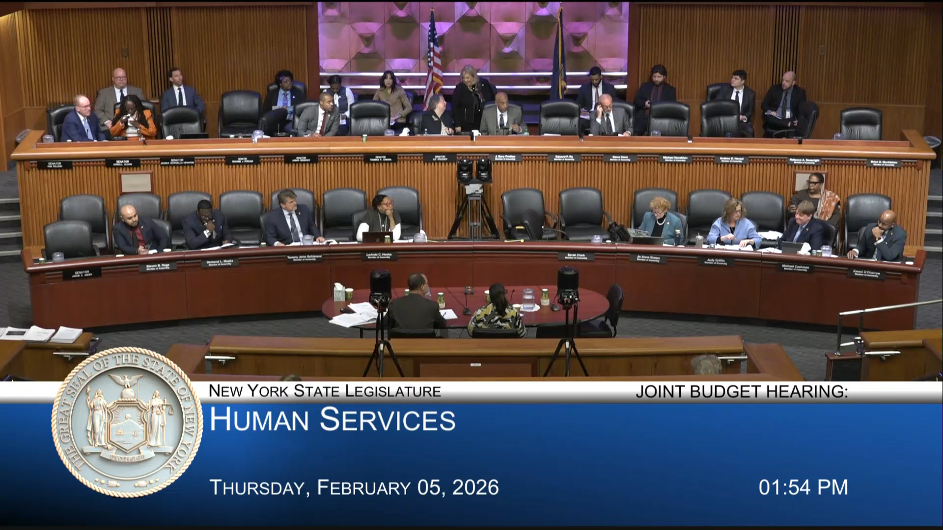 Griffin Questions State Officials During Joint Budget Hearing on Social Services