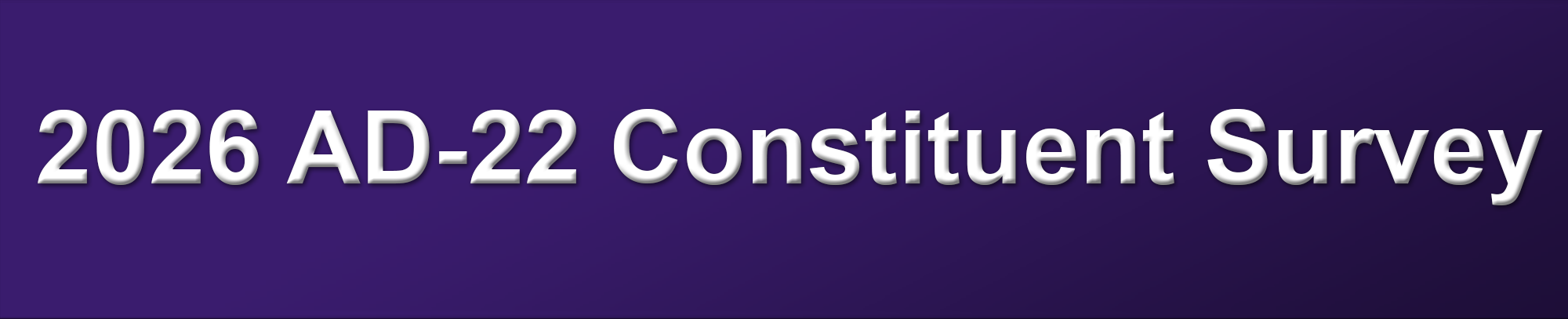 2026 AD-22 Constituent Survey