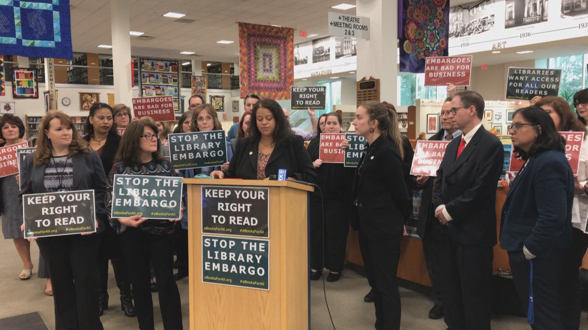 Solages Joins LI Library Leaders & Advocates to Denounce New e-book Licensing Model