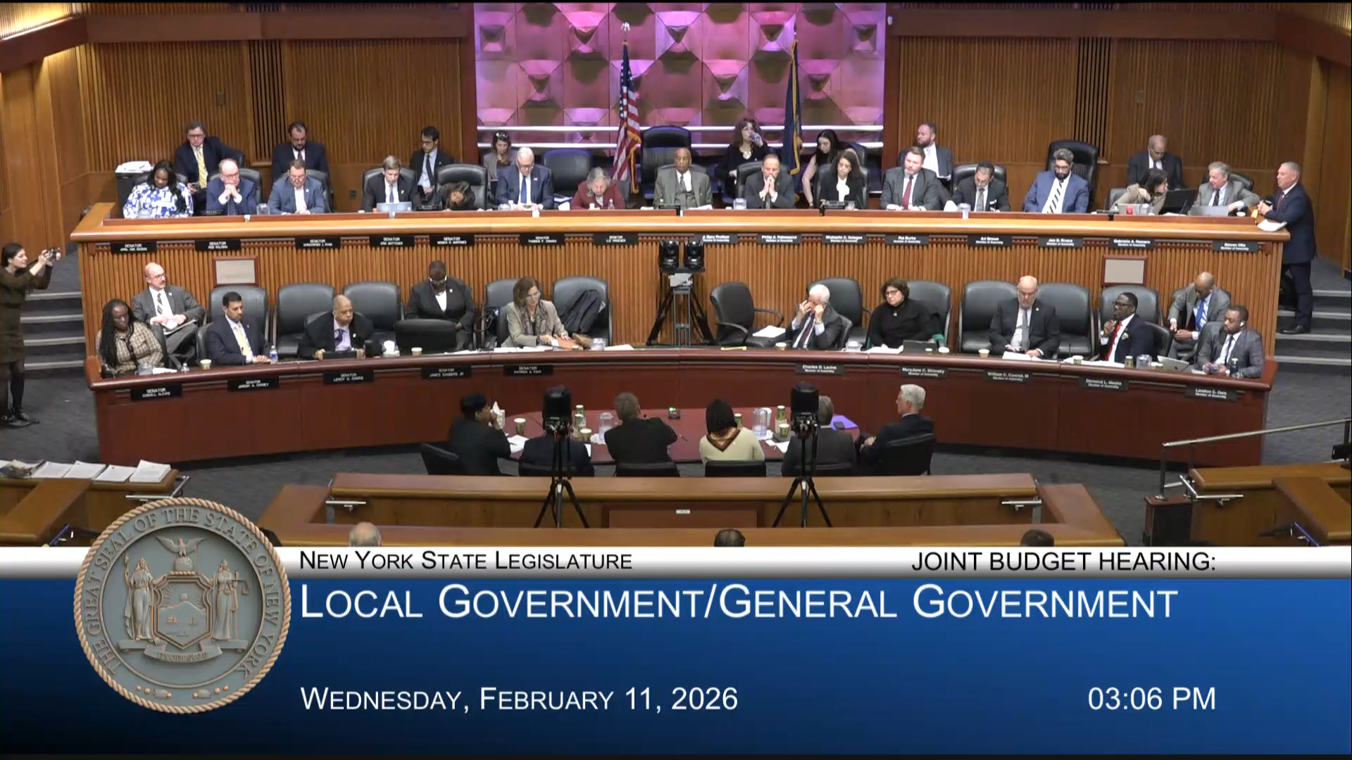 Municipal Officials Testify During Budget Hearing on Local/General Government