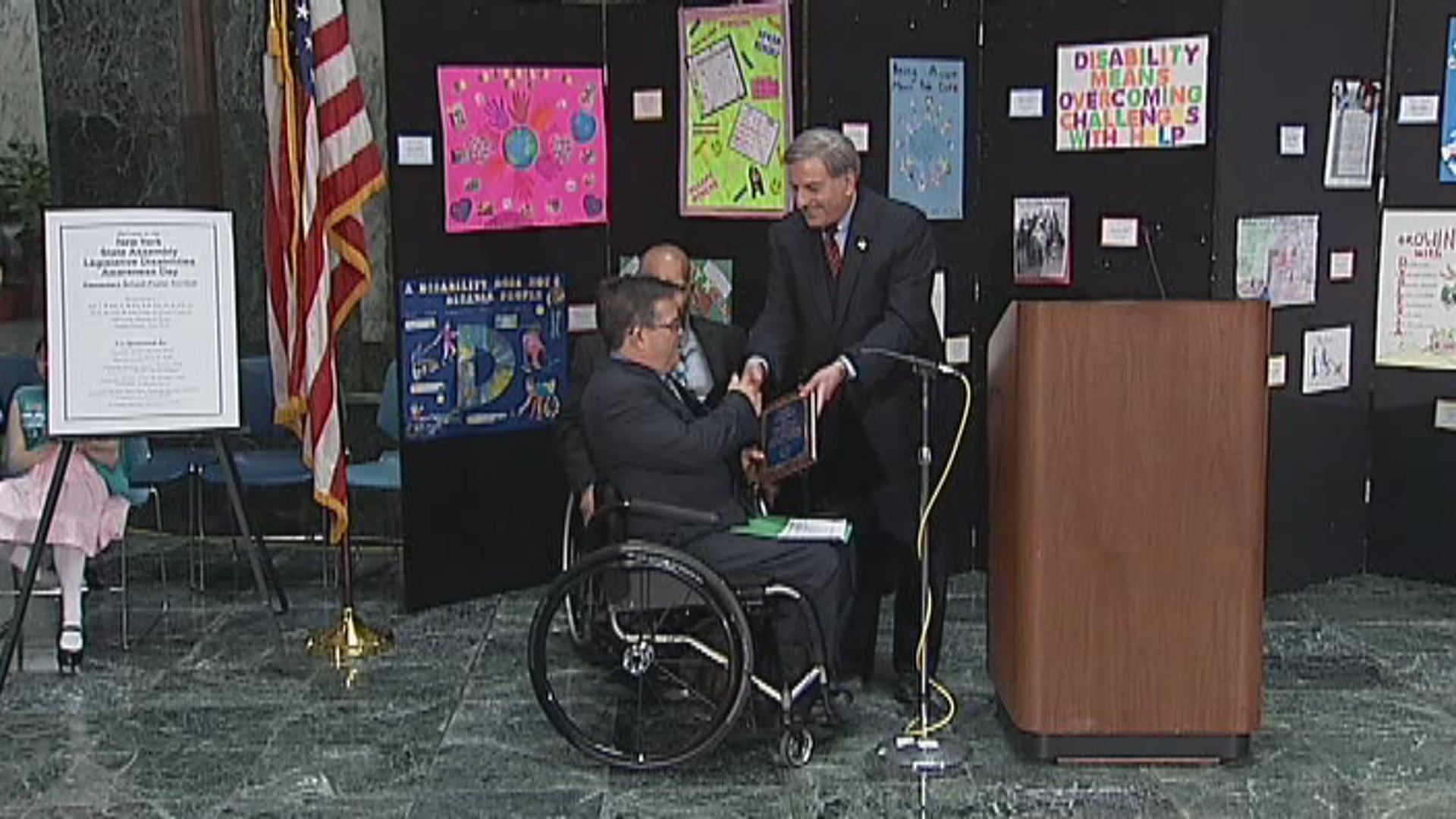 Assemblyman Weprin Honors 2014 Legislative Disabilities Awareness Day Recipient