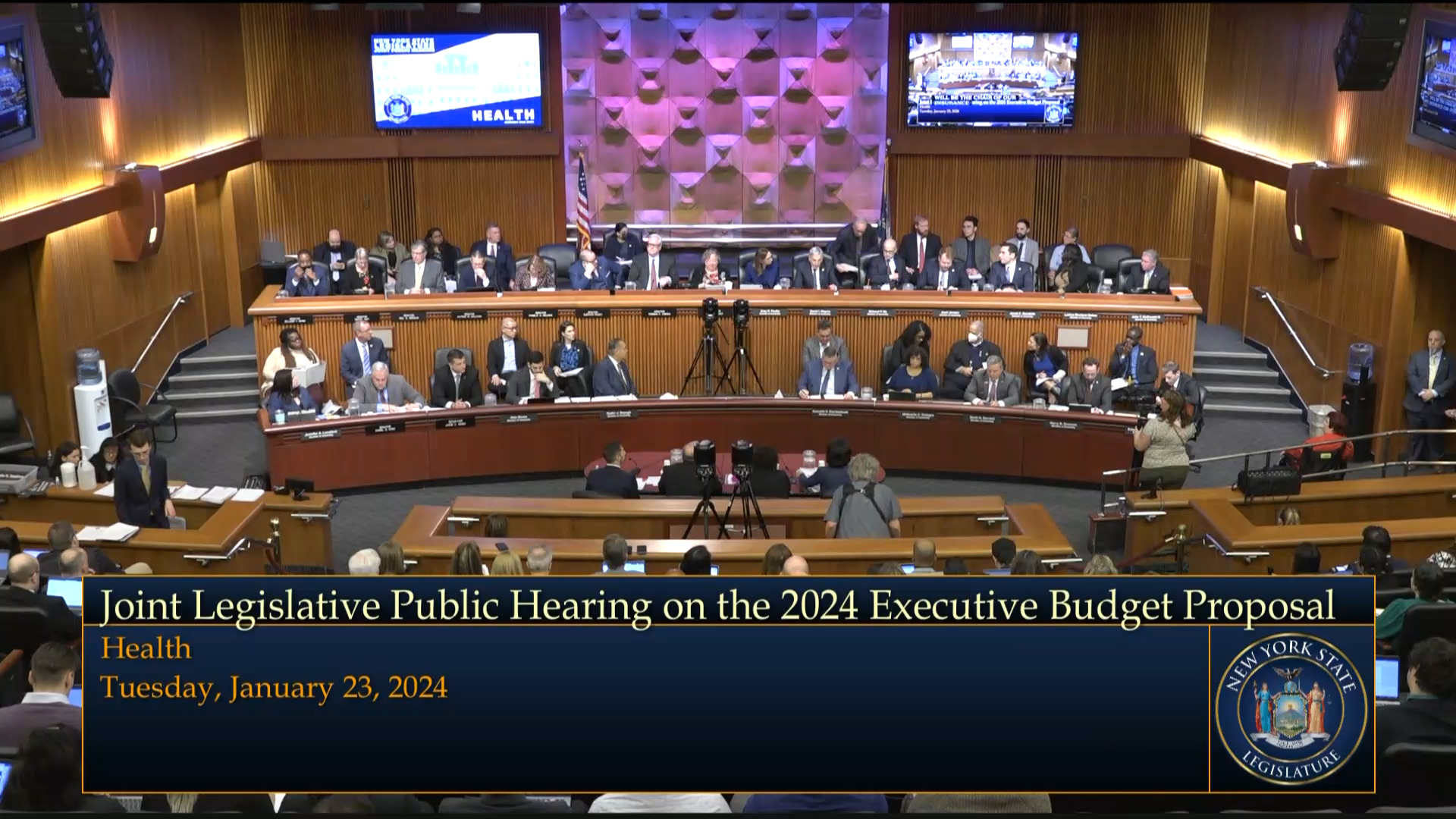 Weprin Questions Government Officials During Budget Hearing on Health