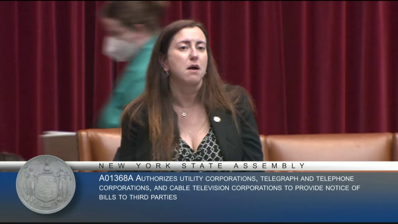 Assemblymember Rozic Gives an Explanation of her Bill on Utility Corporations, Telegraph and Telephone Corporations, and Cable Television Corporations