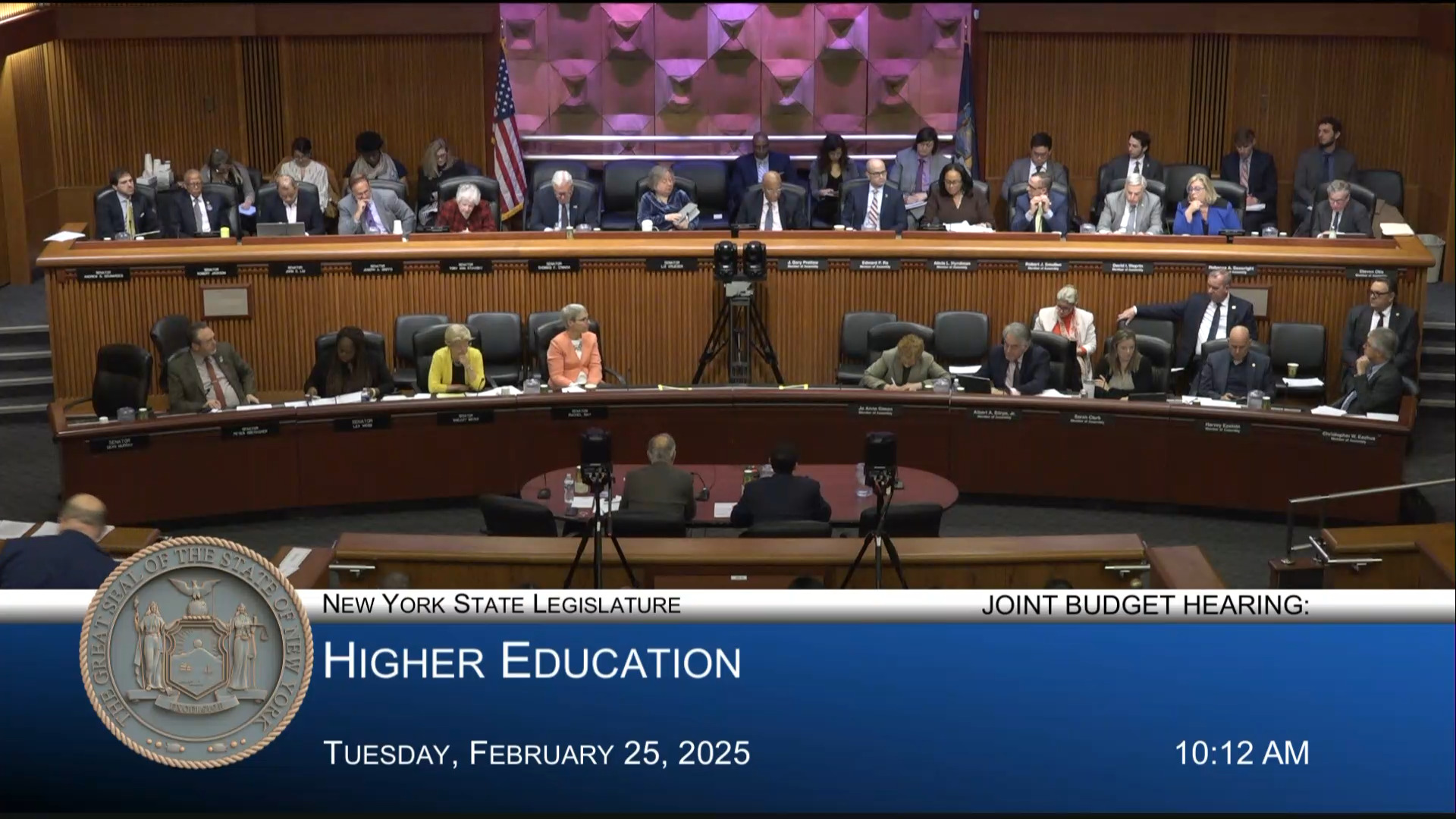 SUNY and CUNY Chancellors Testify During Joint Budget Hearing on Higher Education