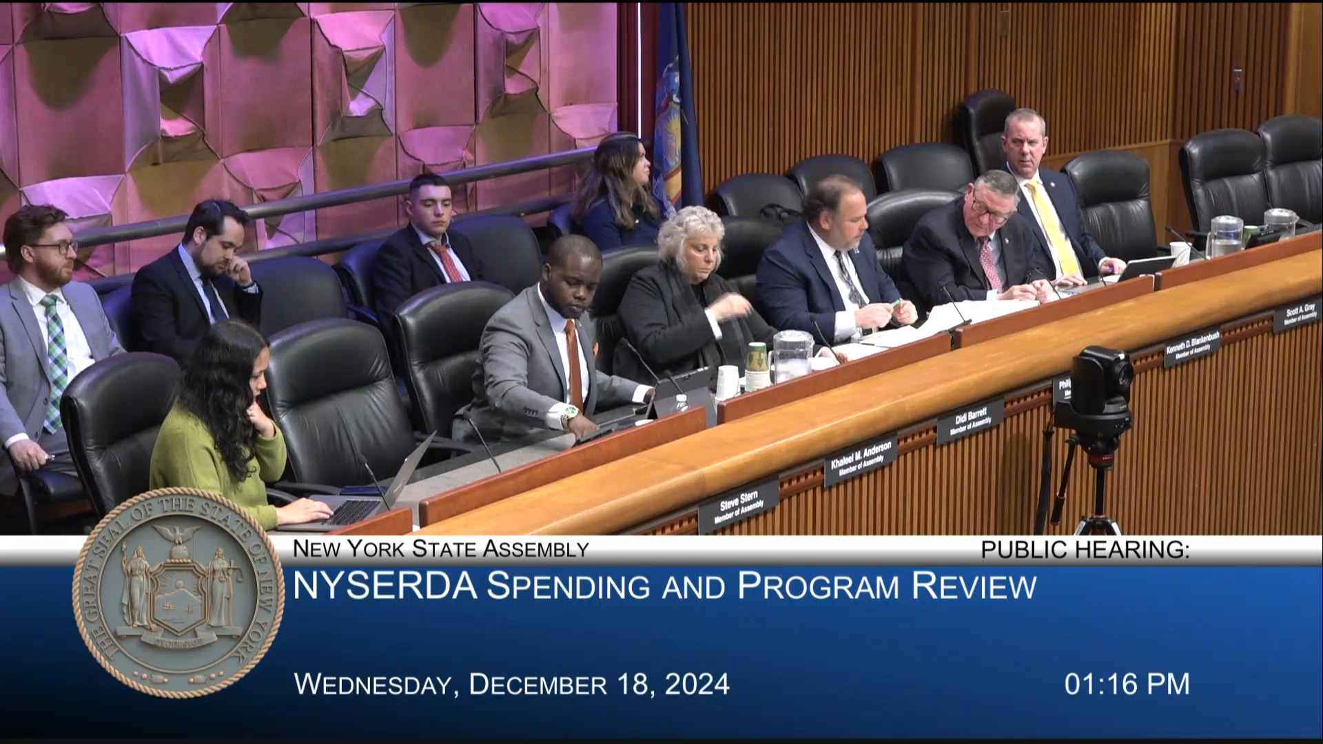 Public Hearing on NYSERDA’s Spending and Program Effectiveness