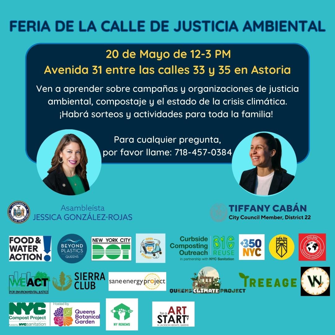 Feria de la calle de justicia ambiental - 20 de Mayo