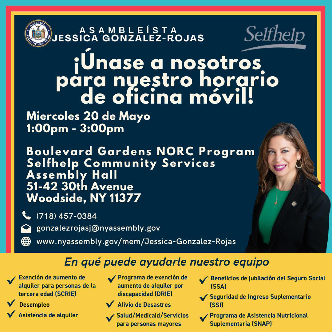 &iexcl; &Uacute;nade a nosotros para Nuestro horario de oficina m&oacute;vil! - 20 de Mayo, 2026