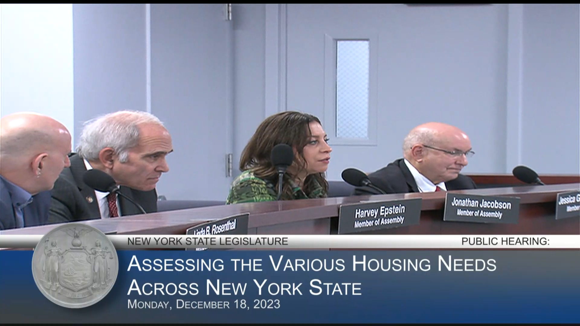 Housing Advocates Testify During a Public Hearing to Assess the Various Housing Needs Across NYS