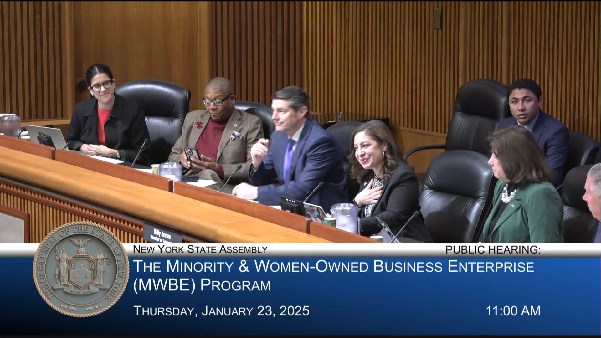 Women Business Owners Testify During Public Hearing on MWBE Program