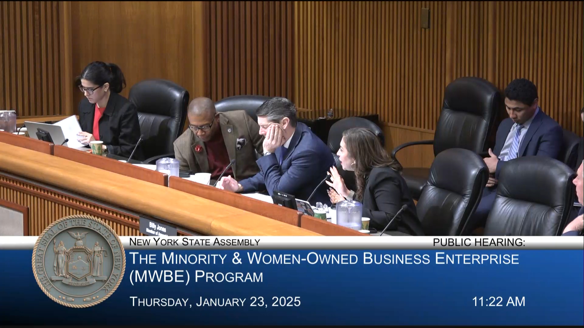 Women Presidents Organization Representative Testifies During Public Hearing on MWBE Program