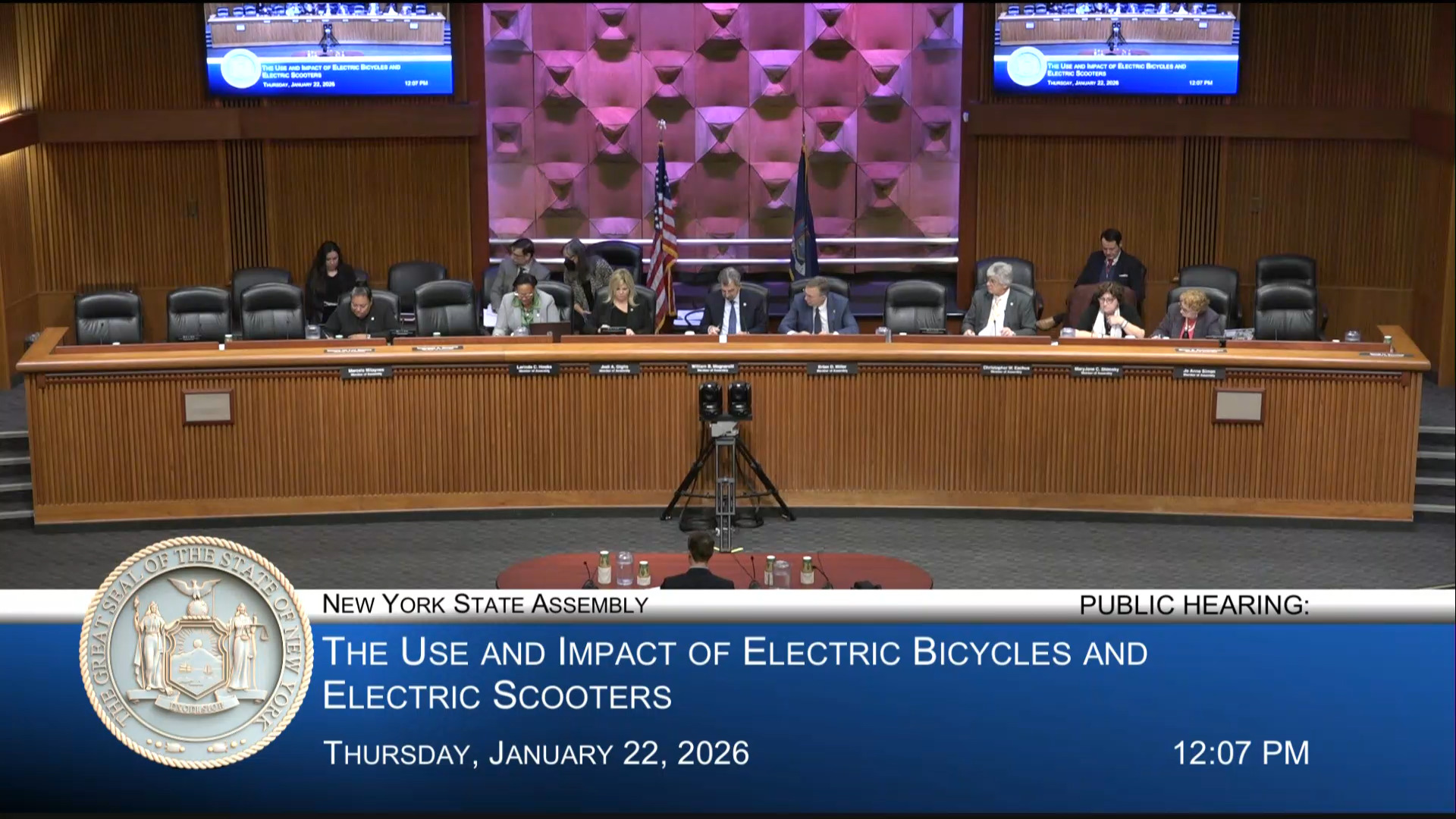 NY Bicycling Coalition Director Testifies During Hearing on Effects E-bikes and E-Scooters Have on Mobility, Traffic and Public Safety