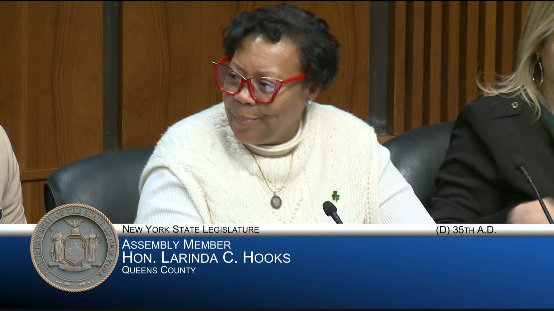 Hooks Appointed to Joint Budget Subcommittee on Mental Hygiene