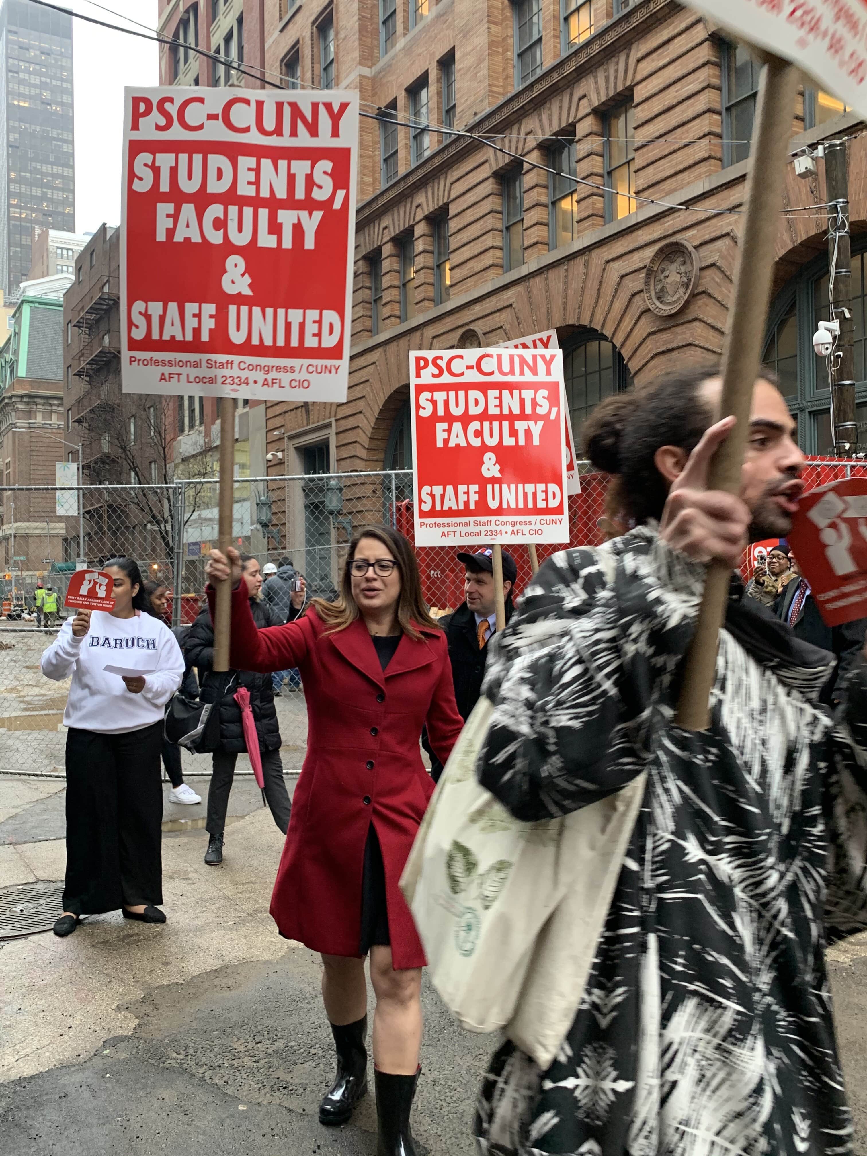 Standing in solidarity with Professional Staff Congress/CUNY.