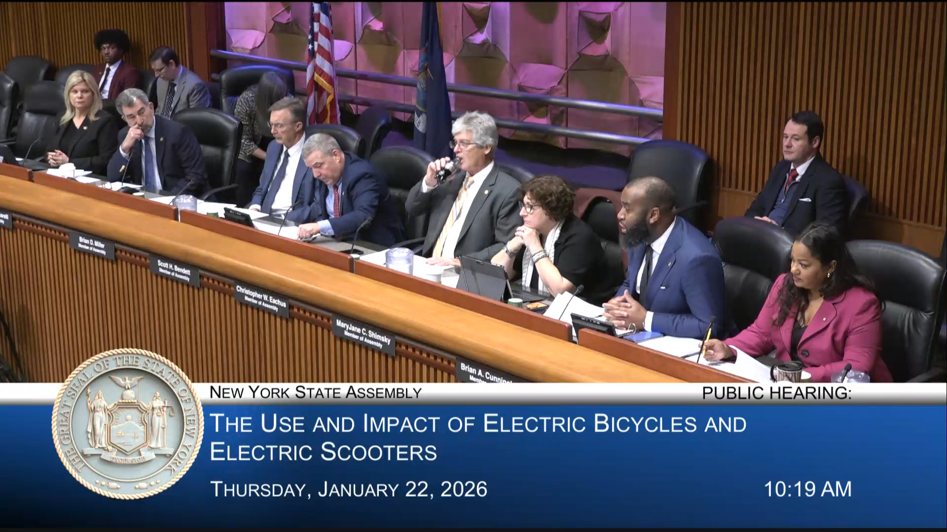 Assembly Hold Public Hearing on Effects E-bikes and E-Scooters Have on Mobility, Traffic and Public Safety