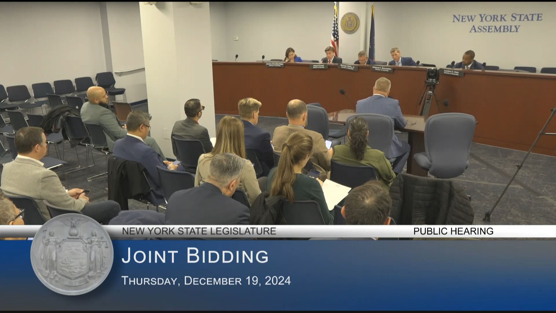 NY Road Contractors Association President Testifies During Hearing Examining Effectiveness of the Implementation of Joint Bidding