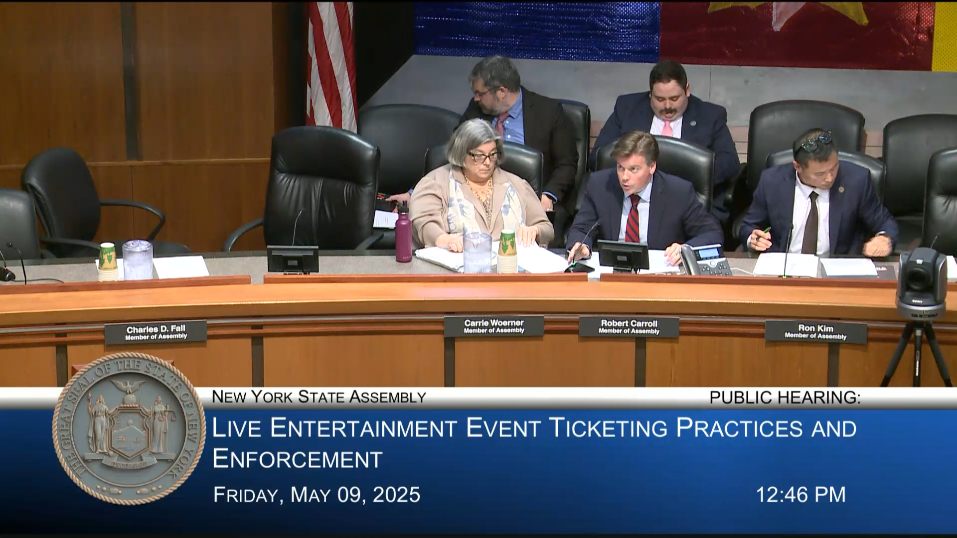 Ticketmaster Representative Testifies at Public Hearing on Live Entertainment Event Ticketing Practices and Enforcement