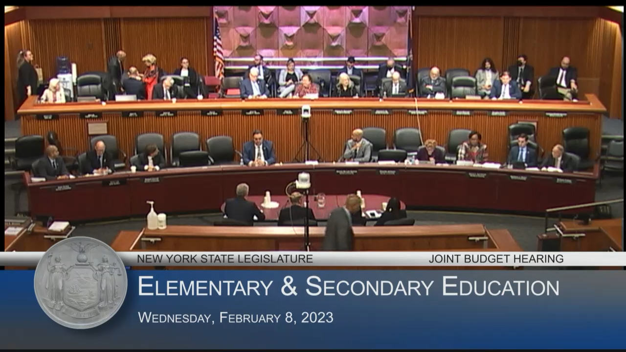Chancellor Banks Testifies During Budget Hearing on Education