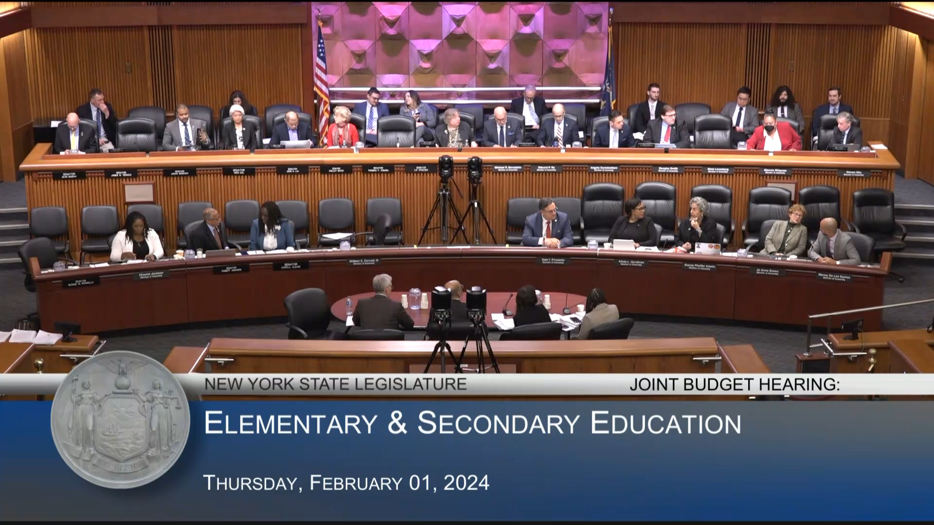 NYC Dept. Of Education Chancellor Testifies During Budget Hearing on Elementary and Secondary Education