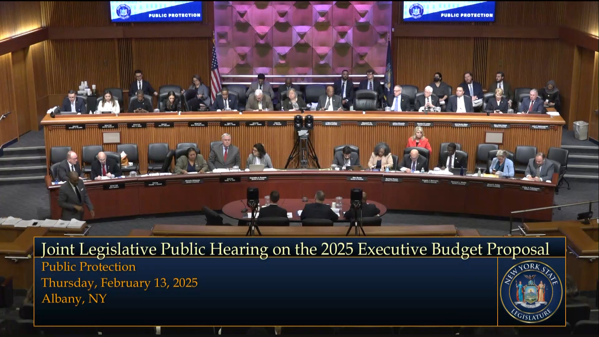 DOCCS Commissioner Testifies During Joint Budget Hearing on Public Protection