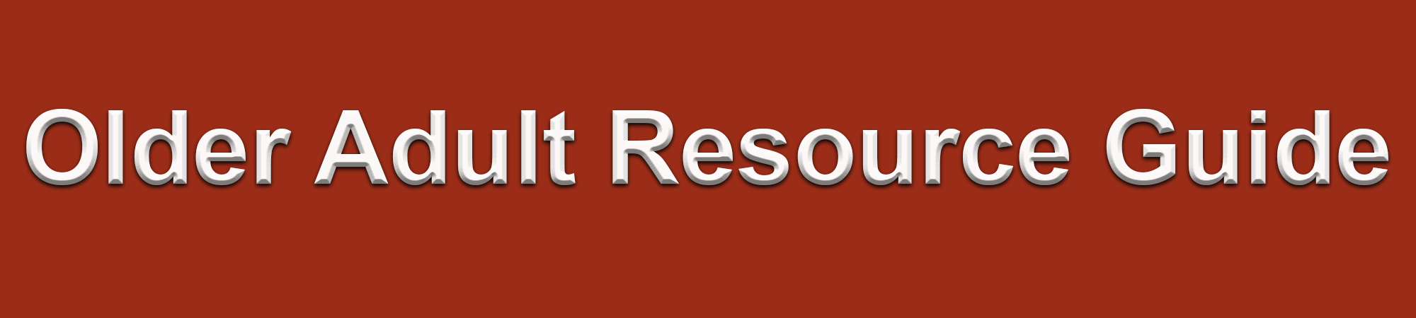 Older Adult Resource Guide