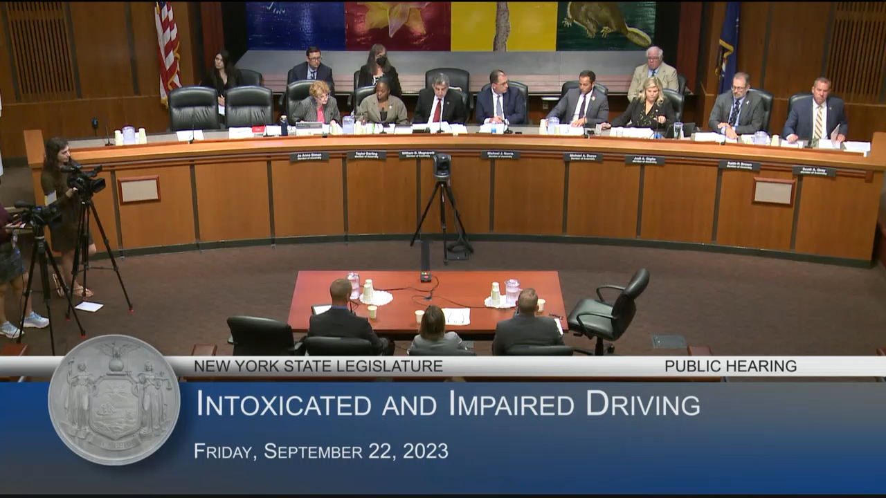 Simon Questions State Police During Hearing on Intoxicated and Impaired Driving