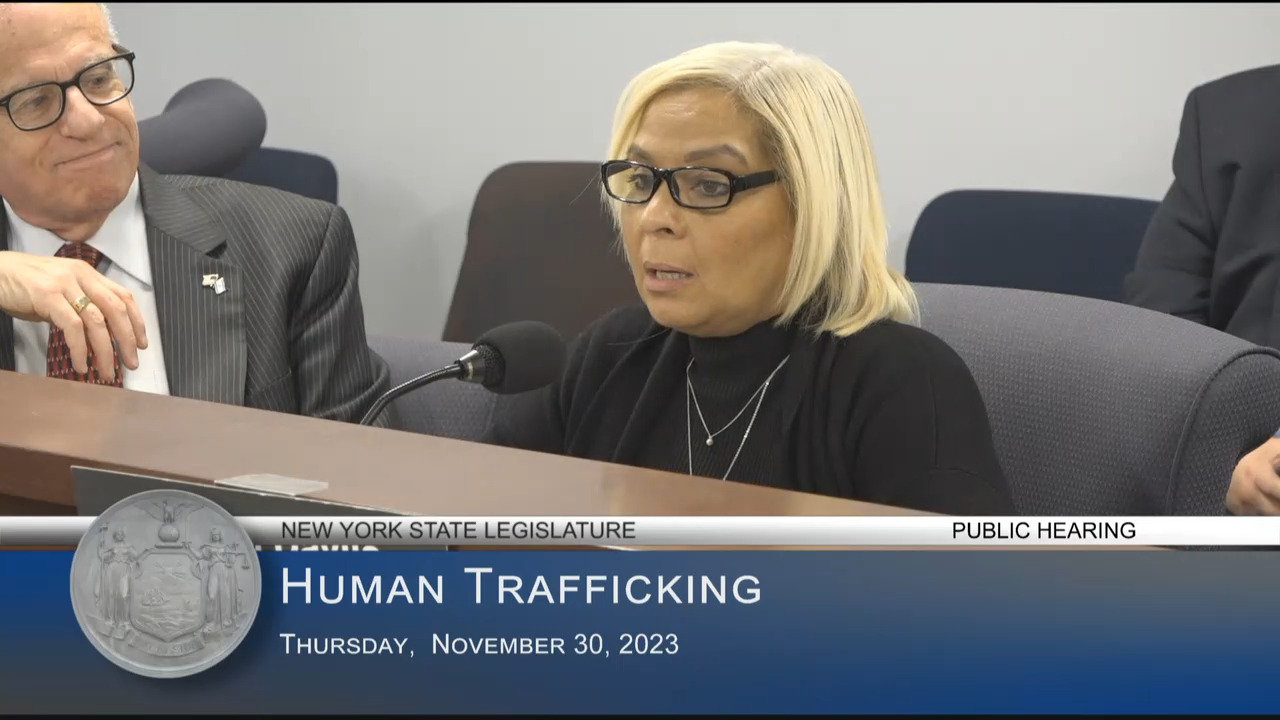 Public Hearing on Services and Protections Available to Victims of Human Trafficking in NYS