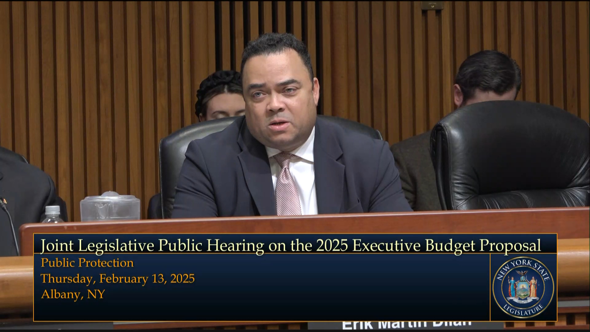 Dilan Questions DOCCS Commissioner During Joint Budget Hearing on Public Protection