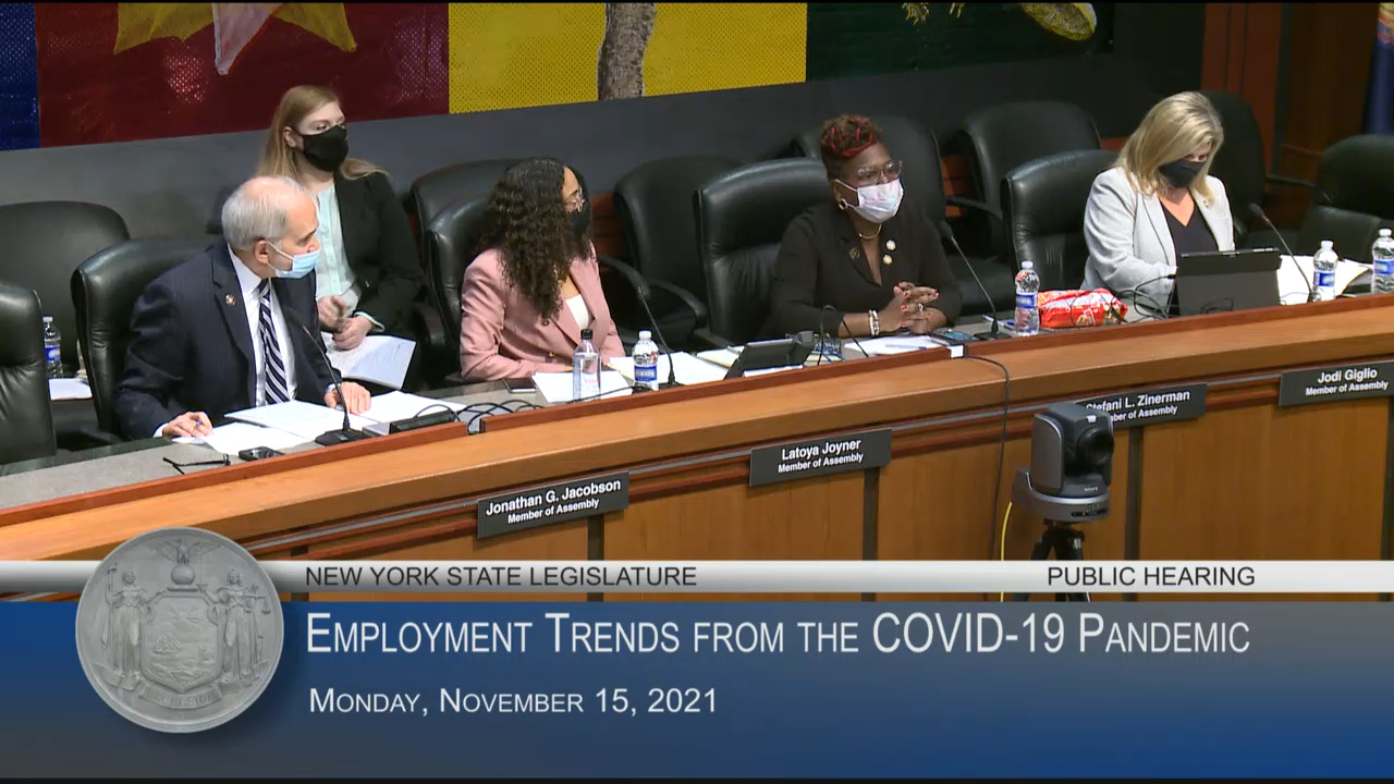 Labor Commissioner Testifies During Hearing on Employment Trends from the COVID-19 Pandemic