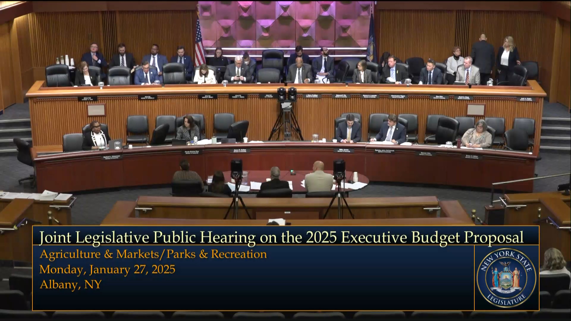 Ag and Markets Commissioner Testifies During Budget Hearing on Agriculture and Tourism