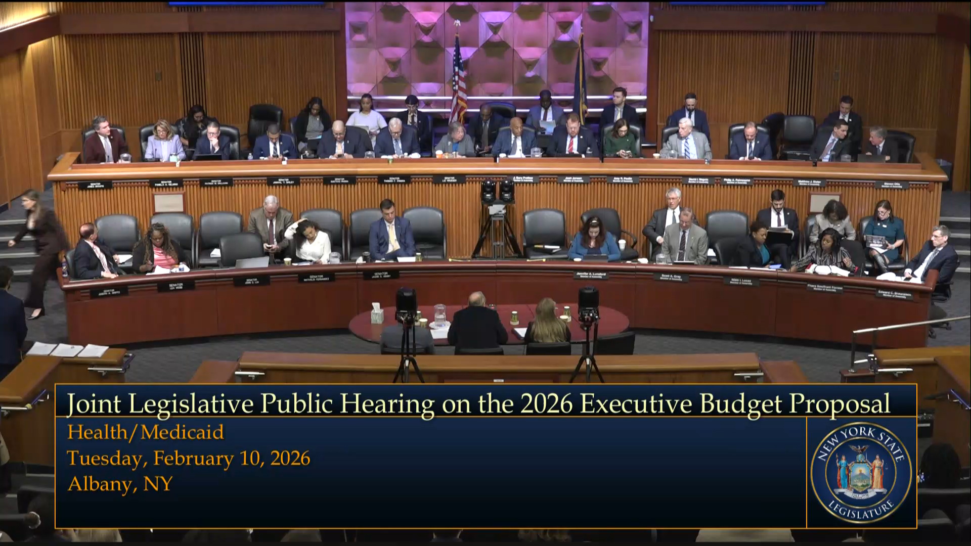 NYS Dept. of Health Medicaid Director Testifies During Budget Hearing on Health and Medicaid