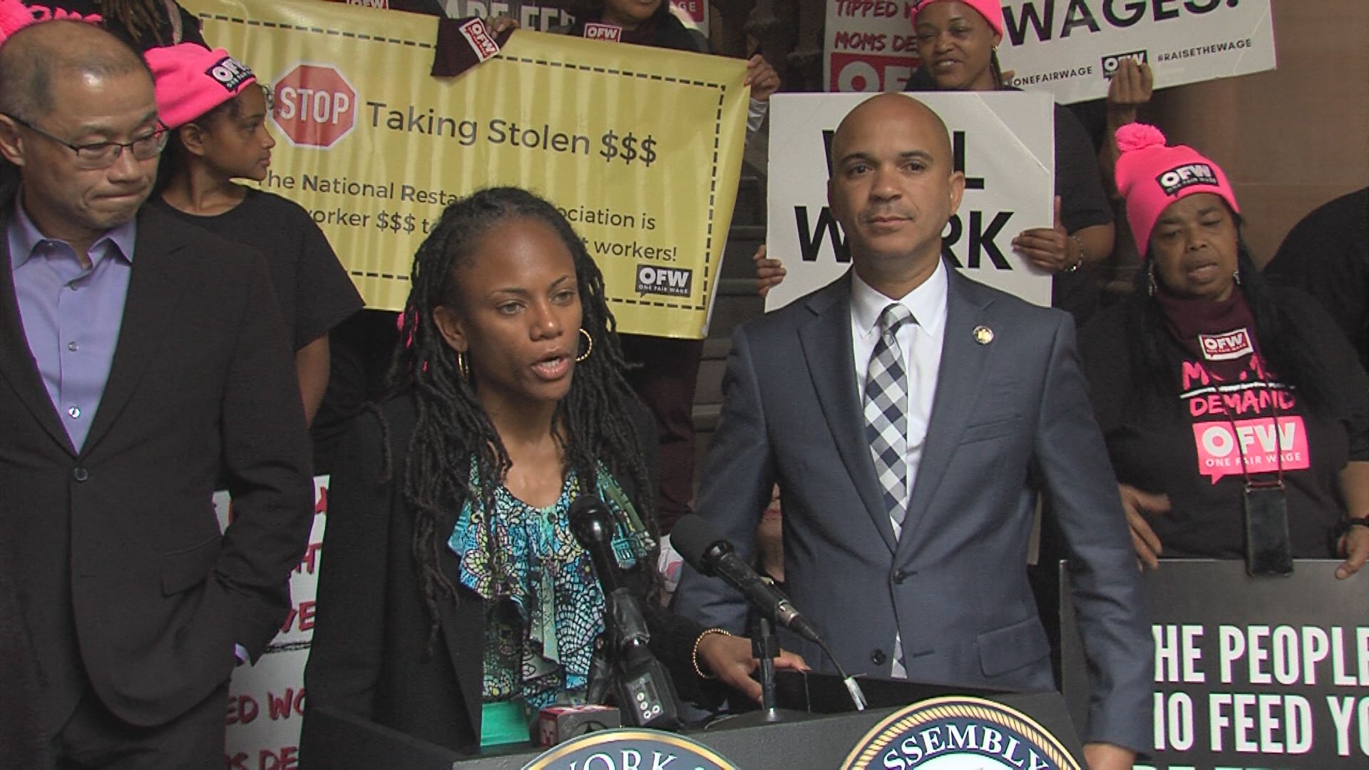 Chandler-Waterman Urges Passage of One Fair Wage Bill
