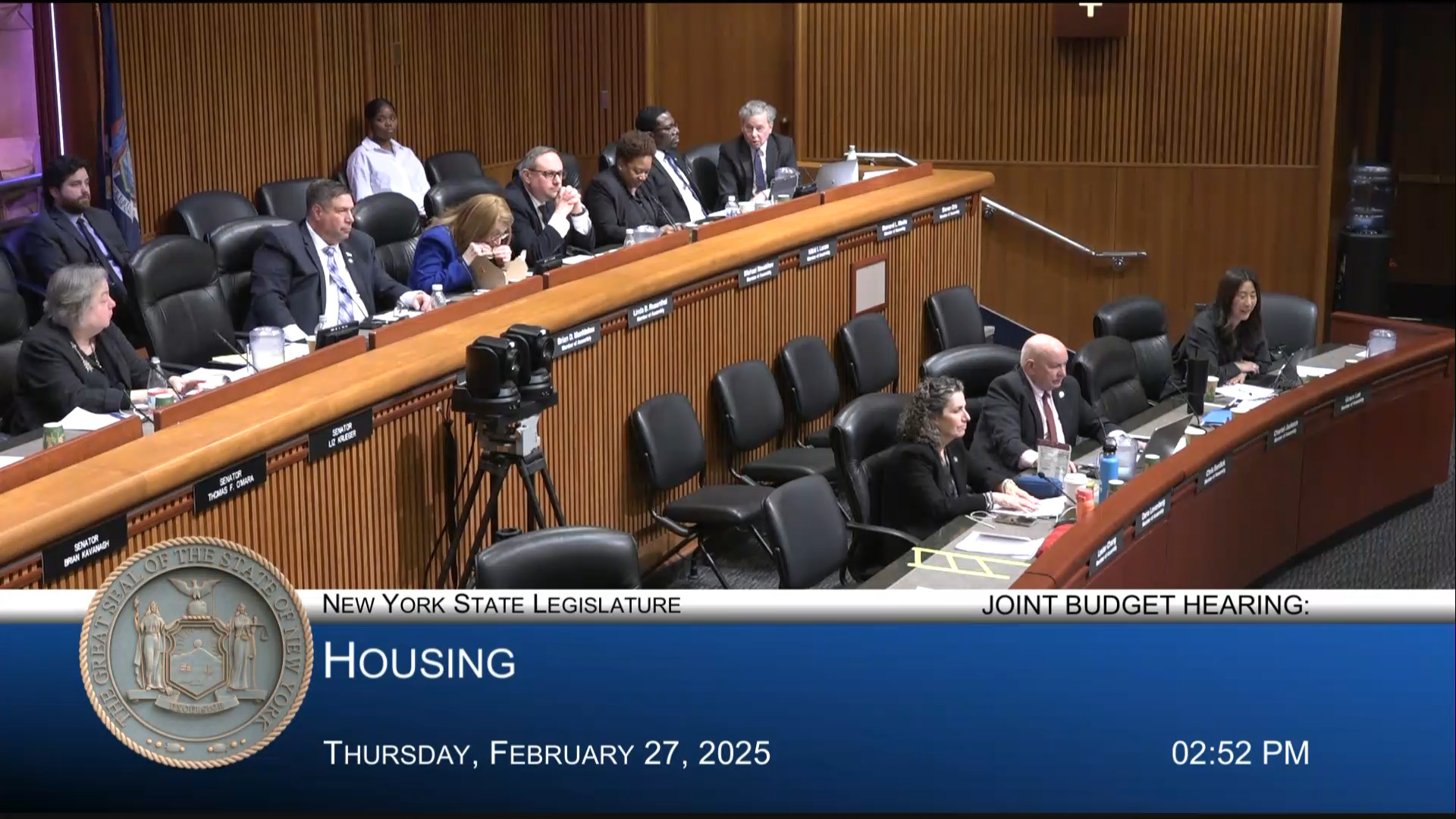 Joint Budget Hearing on Housing