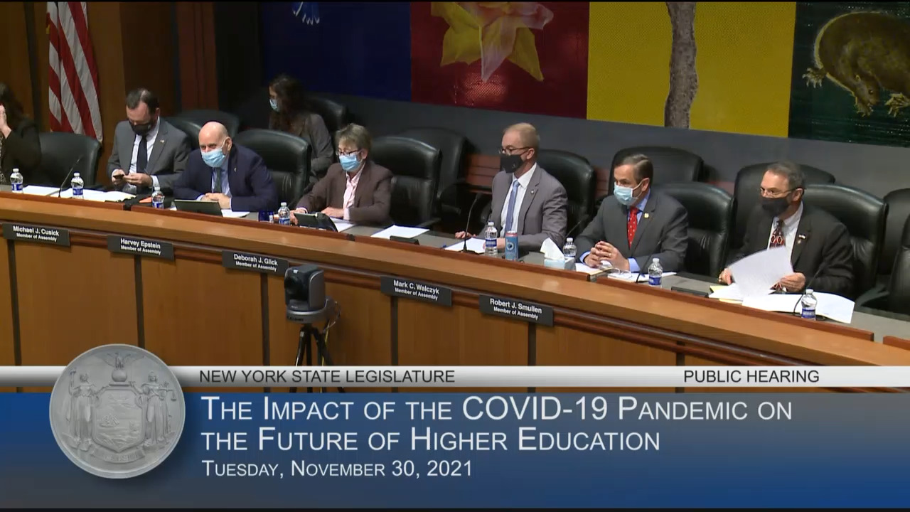 CUNY Chancellor Testifies at Hearing on the Impact of the COVID-19 Pandemic on the Future of Higher Education