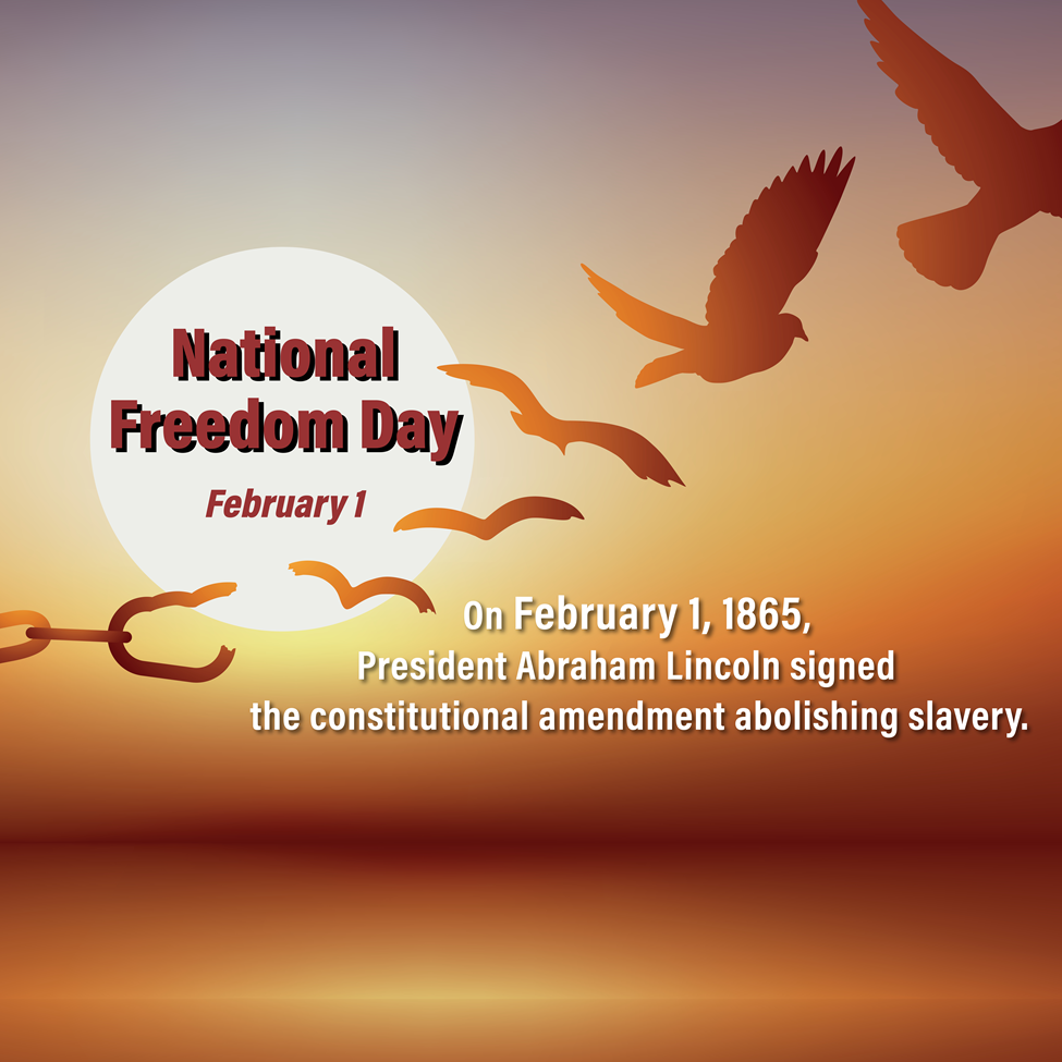 National Freedom Day Feb 1, 2023