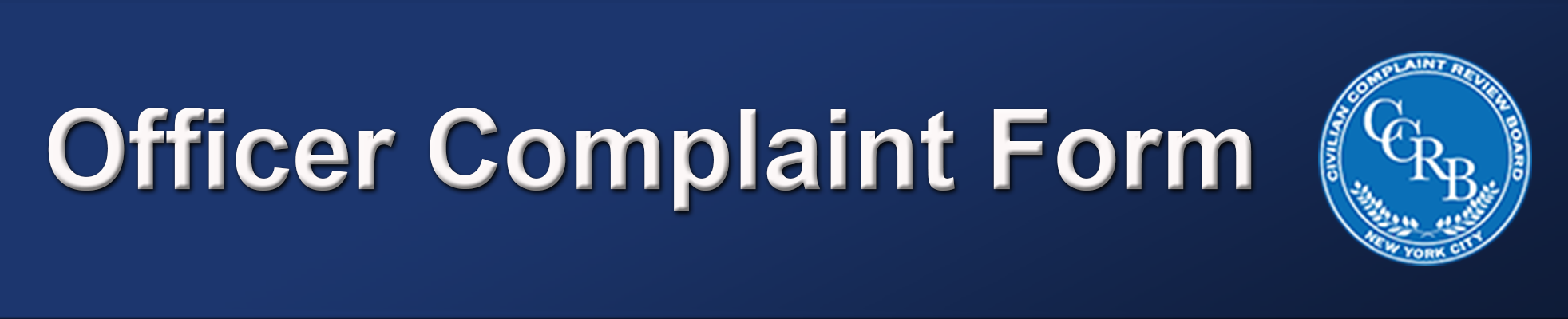 Officers Complaint Form