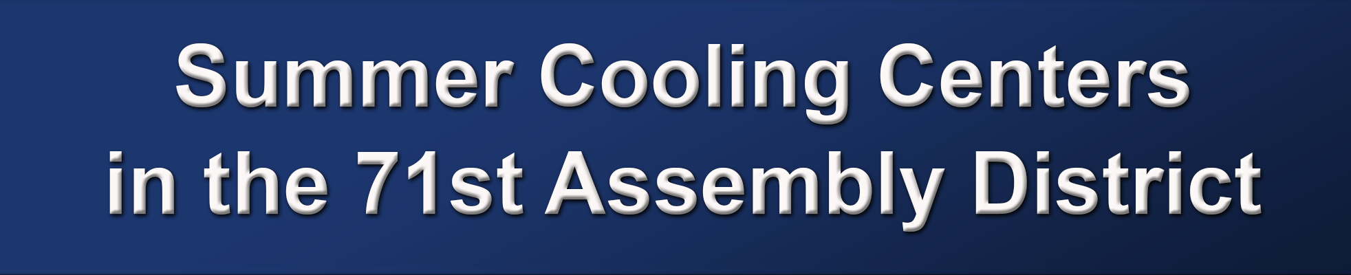 Cooling Centers