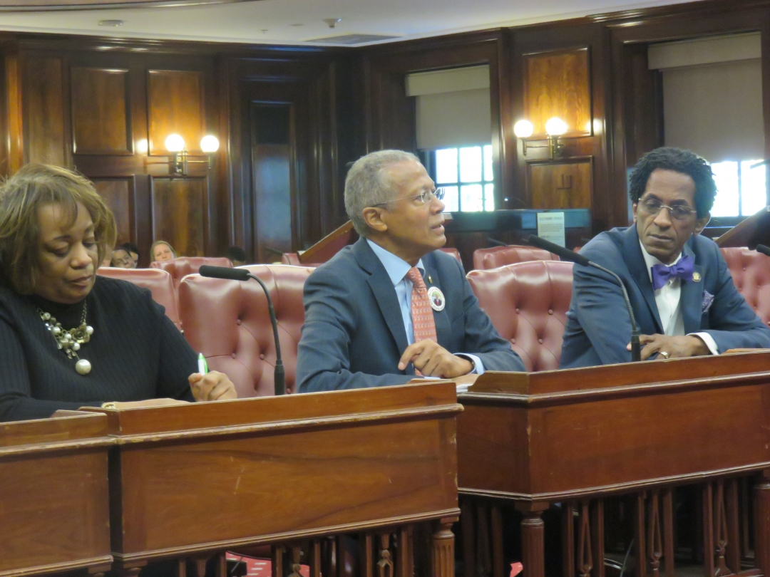 Assemblymember Al Taylor, Assemblymember Taylor’s Counsel, Darlene Bruce, and Senator Robert Jackson testified before the New York City Council’s Committee on Housing and Buildings on Octobe