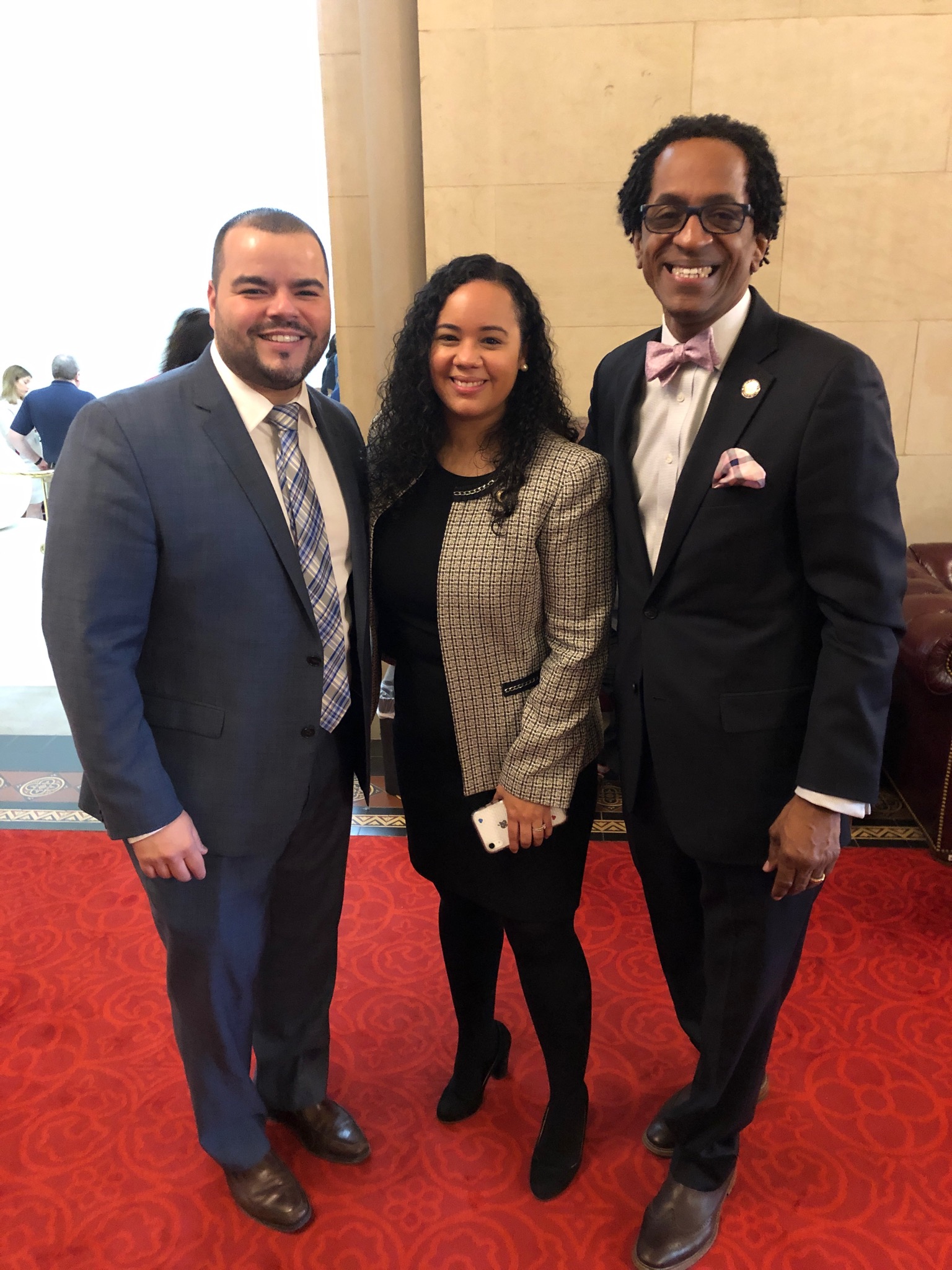 On January 23, 2019, Assemblymember Al Taylor helped to pass the Jose Peralta New York State DREAM Act with Assemblymember Carmen de la Rosa and Assemblymember Marcos Crespo.