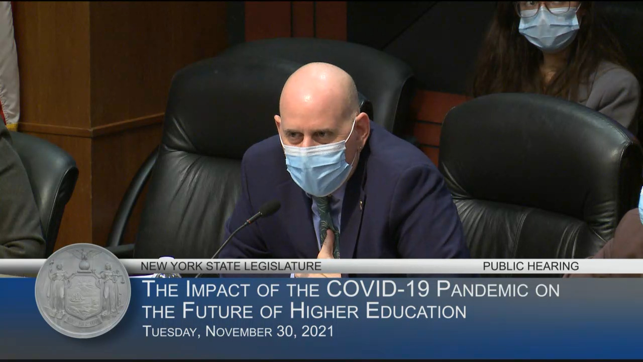 State Education Dept. Testifies at Hearing on the Impact of the COVID-19 Pandemic on the Future of Higher Education