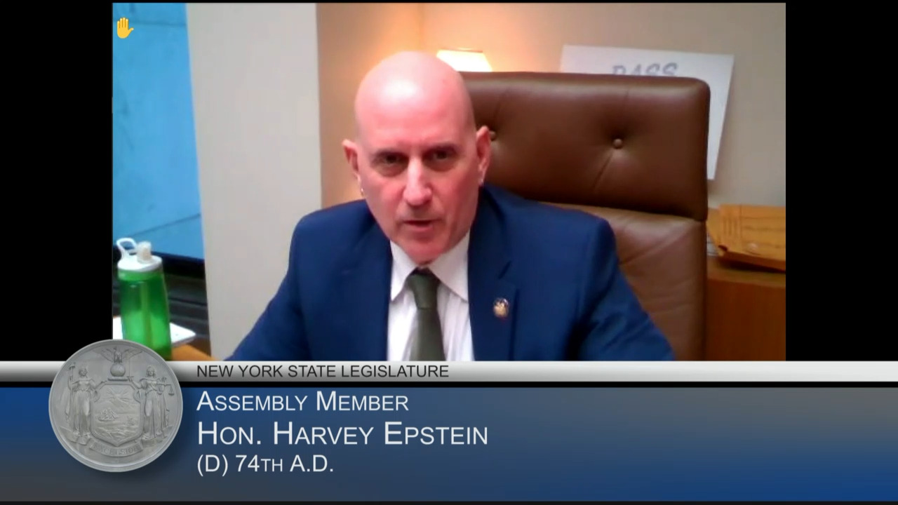 Epstein Questions Housing & Community Renewal Commissioner During Budget Hearing on Housing