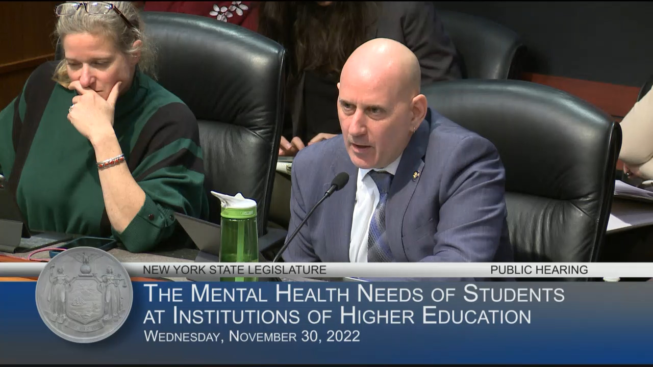 CUNY Vice Chancellor Testifies at Hearing on Mental Health Needs of College Students